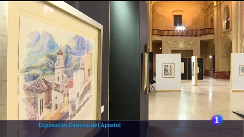 Una exposición de Zacarías Cerezo nos acerca al camino de la Veracruz mediante sus acuarelas