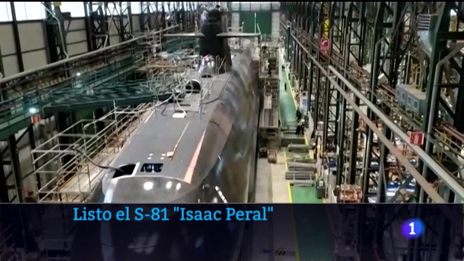 Listo el submarino S-81 Isaac Peral