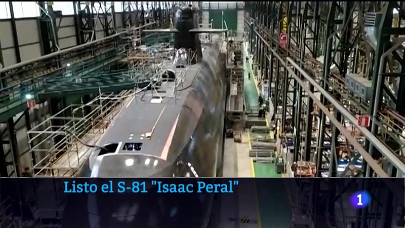 El submarino S-81 Isaac Peral ya está preparado para su botadura
