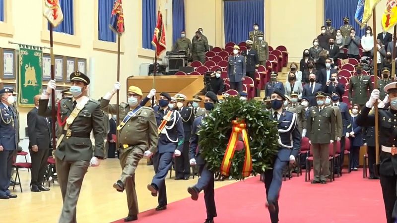 El Ejército rinde homenaje a los militares fallecidos por coronavirus