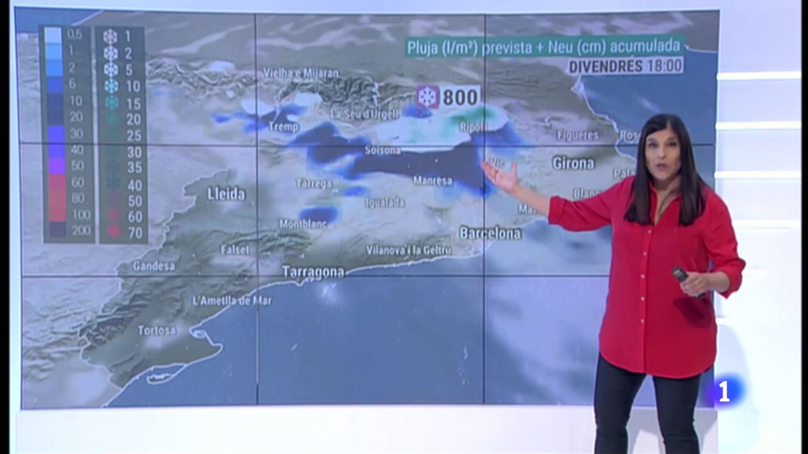 Ruixats, nevades, calabruixades i més fresca