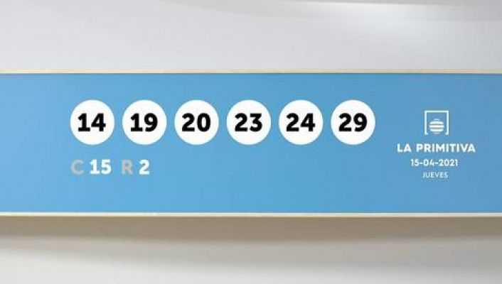 SELAE - Sorteo de la Lotería Primitiva y Joker del 15/04/2021