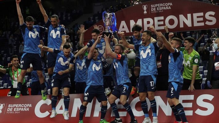 Así ha levantado el Inter Movistar la Supercopa de España de fútbol sala