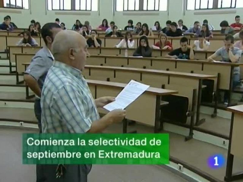  Noticias de Extremadura. Informativo Territorial de Extremadura. (15/09/09)