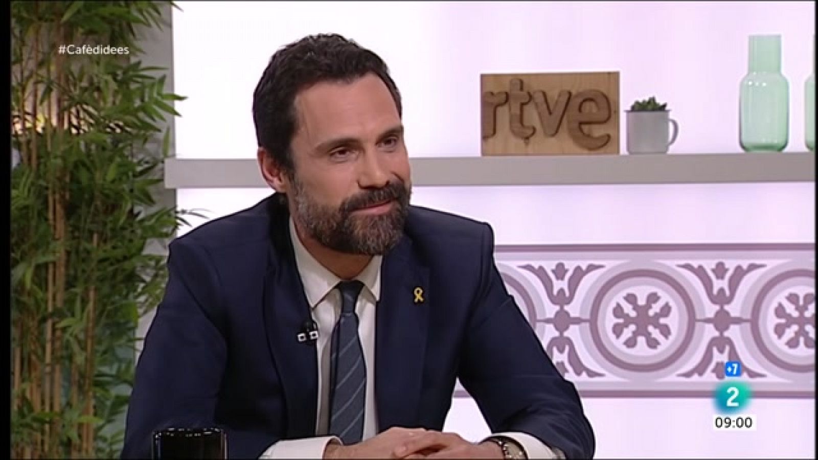 Cafè d'idees | Roger Torrent: "No contemplem un govern en solitari" - RTVE Catalunya