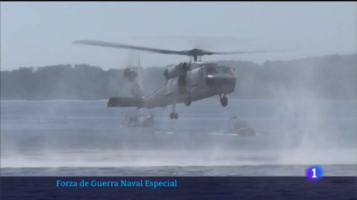 Telexornal - Galicia - A Forza de Guerra Naval do Exército adestra en Galicia