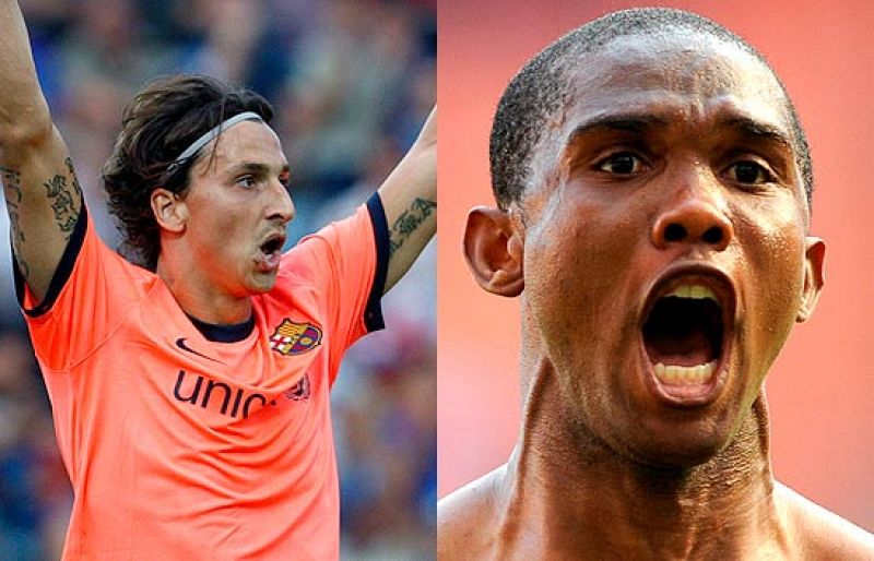 Barça e Inter se enfrentan este miércoles en la Liga de Campeones. La principal atracción estará en el duelo Eto'o-Ibrahimovic. Otro que regresa a la que fue su casa es el barcelonista Maxwell. 
