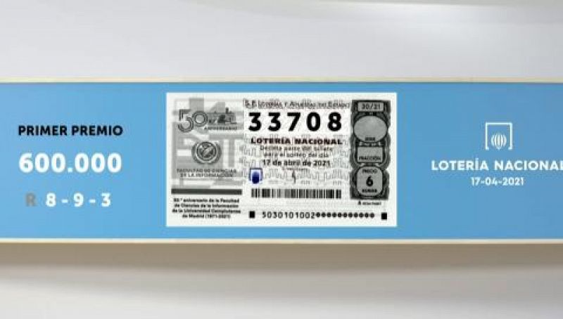 Sorteo de la Lotería Nacional del 17/04/2021 - Ver ahora 