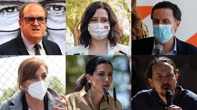 Los candidatos calientan motores a horas de que comience la campaña de las elecciones del 4M en Madrid