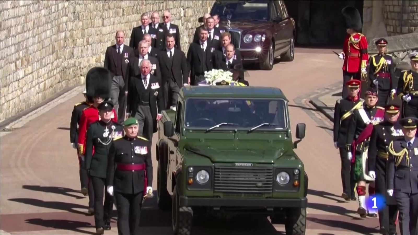 Último adiós al duque de Edimburgo en un funeral íntimo por la pandemia
