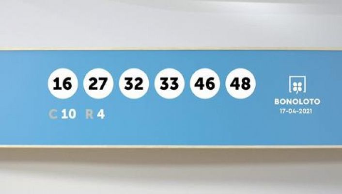 SELAE - Sorteo de la Lotería Bonoloto del 17/04/2021