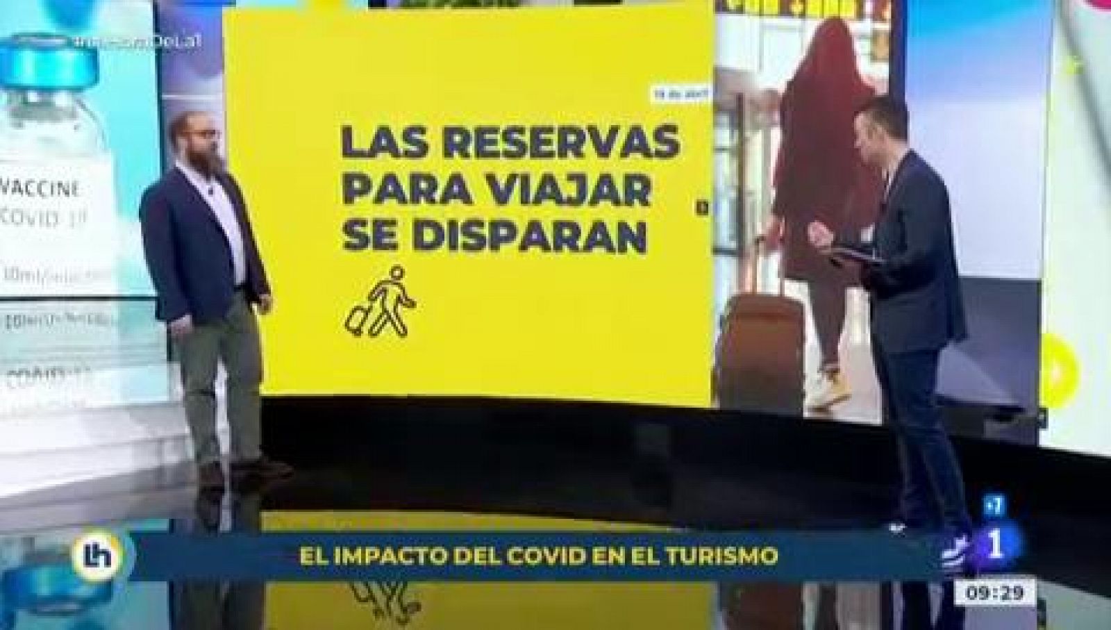 El impacto del Covid en el turismo - La hora de La 1 | Ver