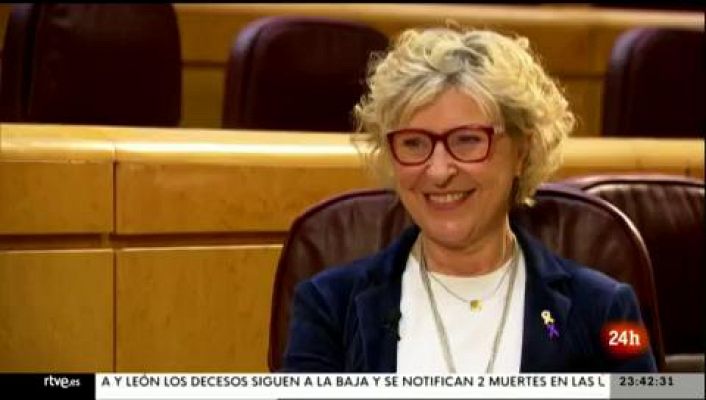 Mirella Cortés, portavoz de ERC en el Senado