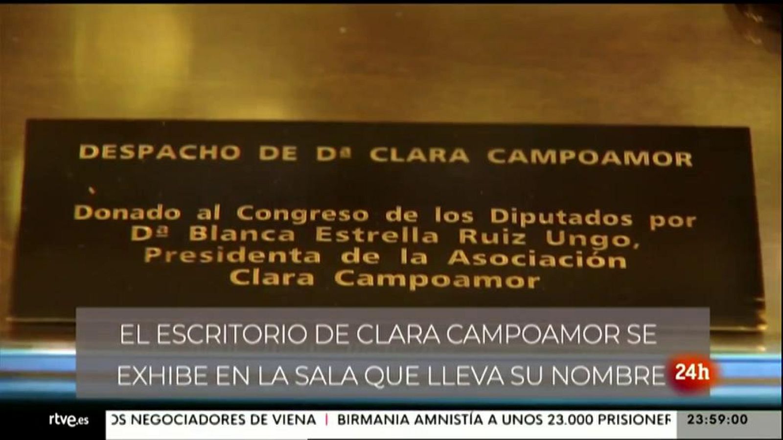 Parlamento - Conoce el Parlamento - El escritorio de Clara Campoamor - 17/04/2021