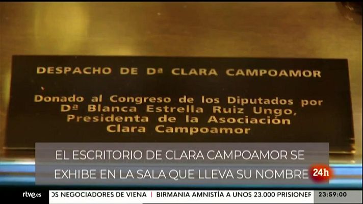 Parlamento - El escritorio de Clara Campoamor