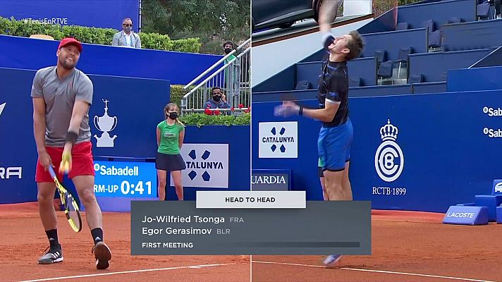 ATP 500 Trofeo Conde de Godó. 2º partido: Tsonga-Gerasimov