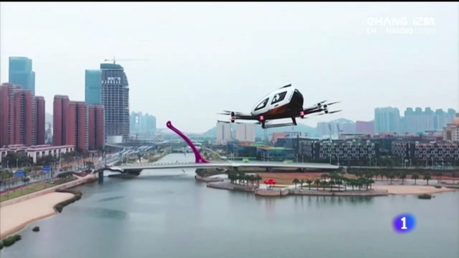 Santiago será das primeiras cidades da UE con probas de taxis aéreos