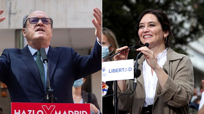 Telediario 1 - Reproches mutuos entre Gabilondo y Ayuso en una jornada marcada por las propuestas de los candidatos al 4M