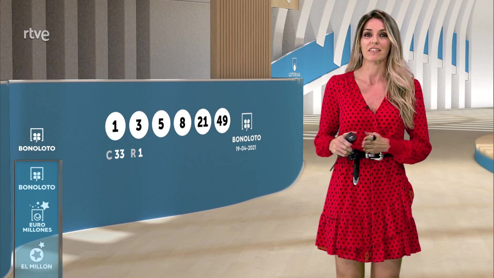 Sorteo de la Bonoloto del 19/04/2021 - ver ahora