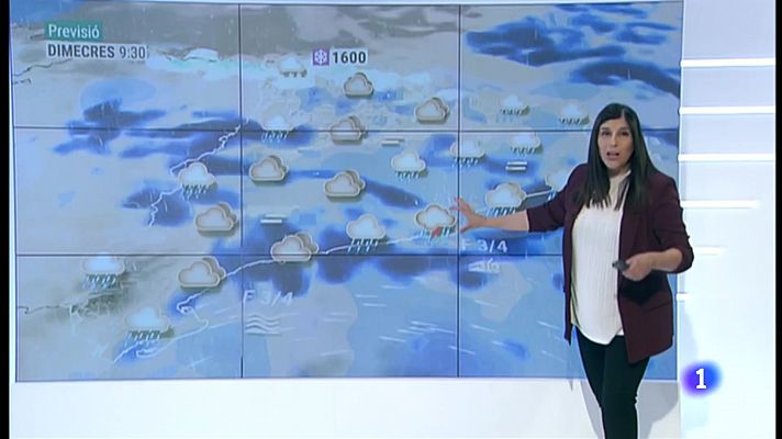 L'Informatiu - Tres dies de núvols, pluja i fresca