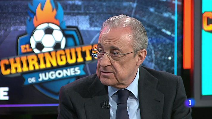 Telediario 1 - Florentino Pérez defiende la Superliga: "Estamos todos arruinados; el fútbol tiene que evolucionar"