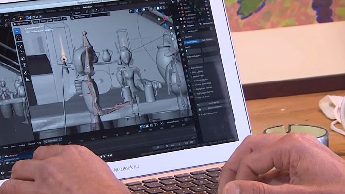 Telediario 1 - La animación 3D llega al corazón de la España vaciada