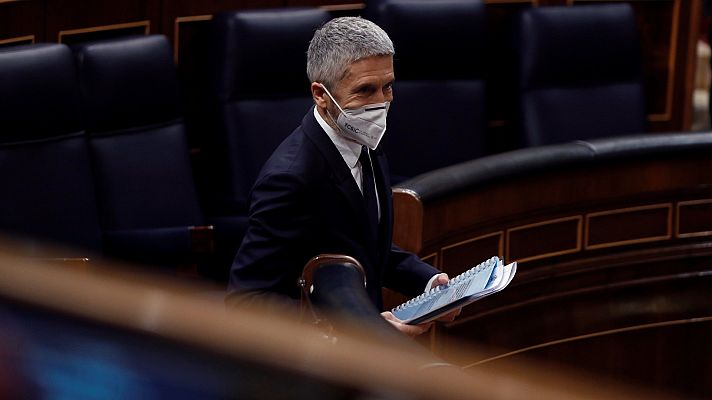 Informativo 24h - Marlaska, a Vox: "Vamos a estar ojo avizor para que a los menores extranjeros no les señalen fascistas como ustedes"