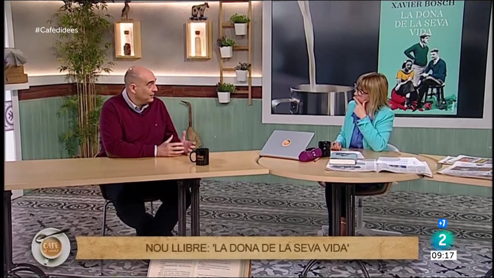 Cafè d'idees | Xavier Bosch ens presenta 'La dona de la seva vida' - RTVE Catalunya