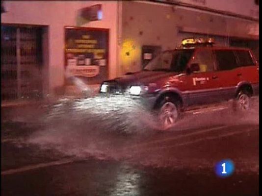 Lluvias en la península