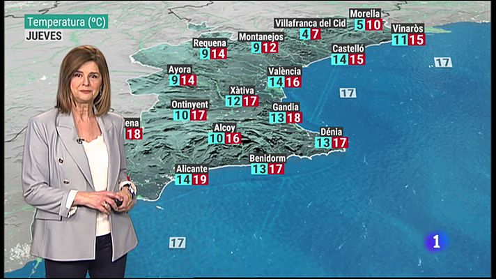 El tiempo en la Comunitat Valenciana - 21/04/21