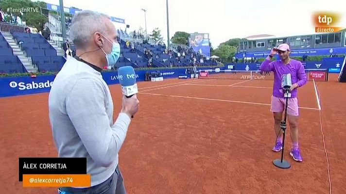 Tenis - Nadal: "El público te da una energía especial"