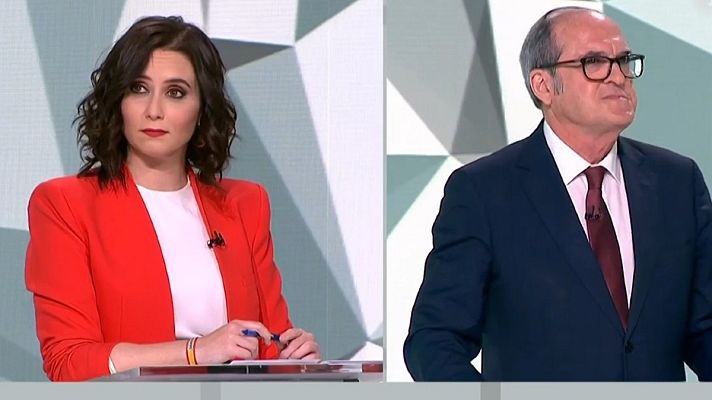 Especiales informativos - Ayuso (PP) y Gabilondo (PSOE) se enfrentan por la pandemia