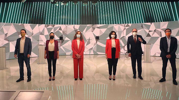 Especiales informativos - Debate electoral: minuto final de los candidatos a la Comunidad de Madrid