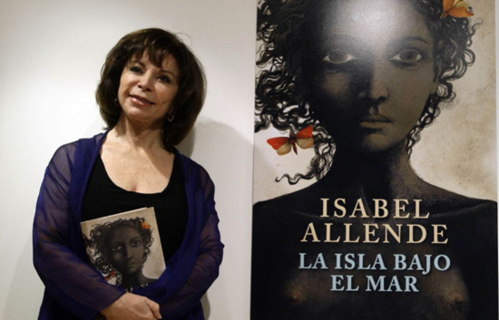 Isabel Allende está en España para presentar su nueva novela:  "La isla bajo el mar".