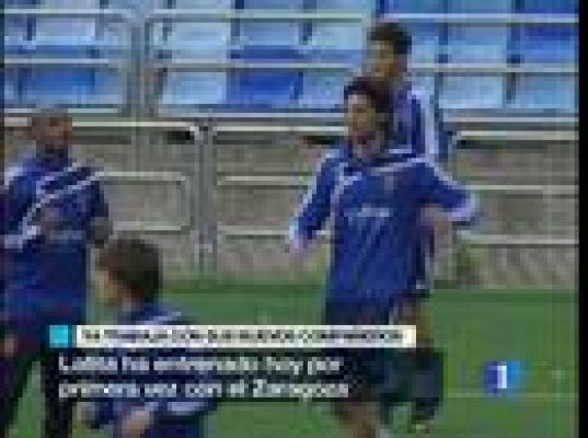  - Lafita ya entrena con el Zaragoza