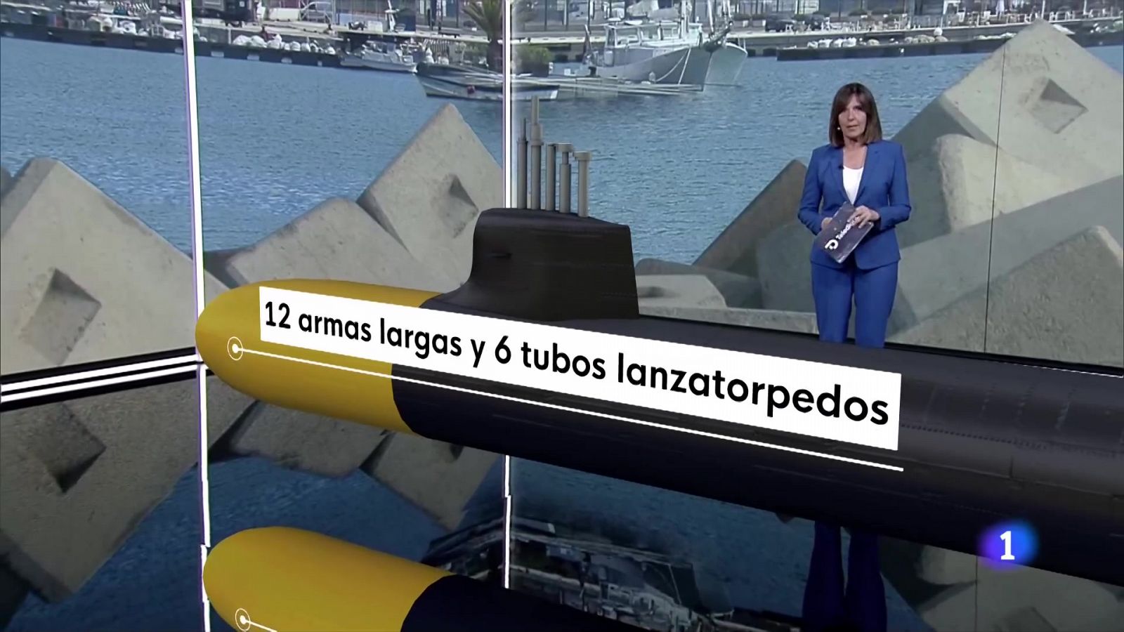 Video del Telediario explicando los datos del submarino S81