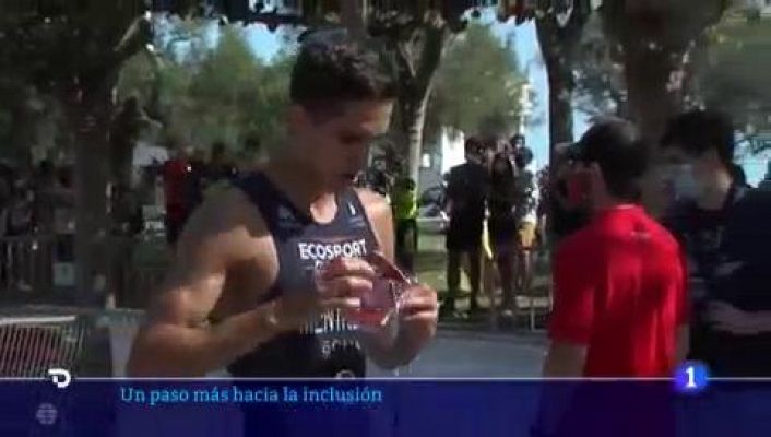 Telediario 1 - El paso a favor de la inclusión de Diego Méntrida y Jairo Ruiz