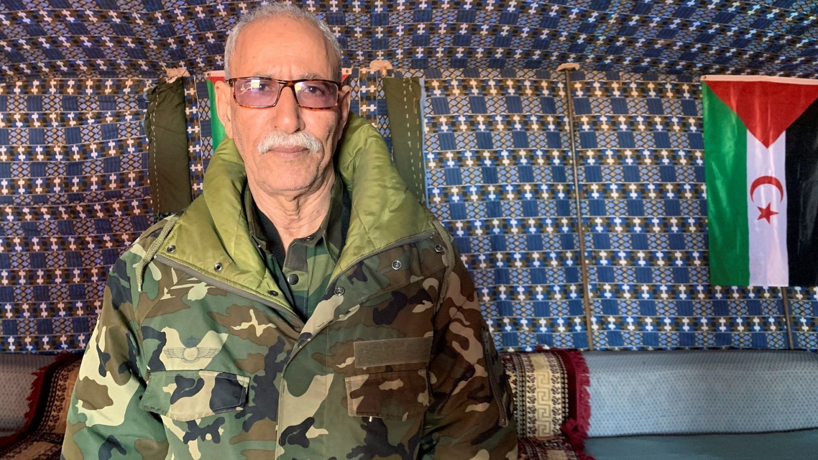 Brahim Ghali, líder del Frente Polisario, se encuentra ingresado en un hospital en España