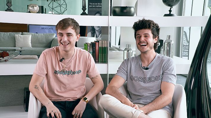 Eurovisión - Manel Navarro y Miki Núñez prensentan "¿Qué Tal?'"