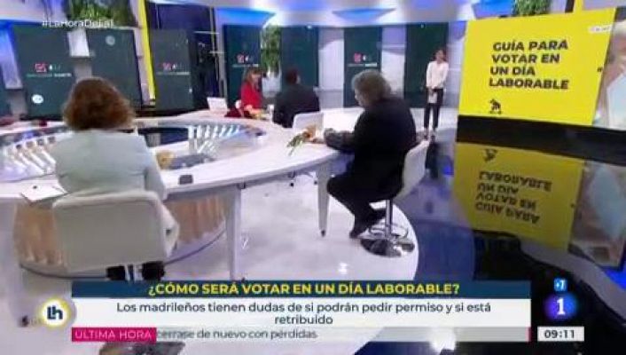 ¿Cómo votar en elecciones en día laborable?