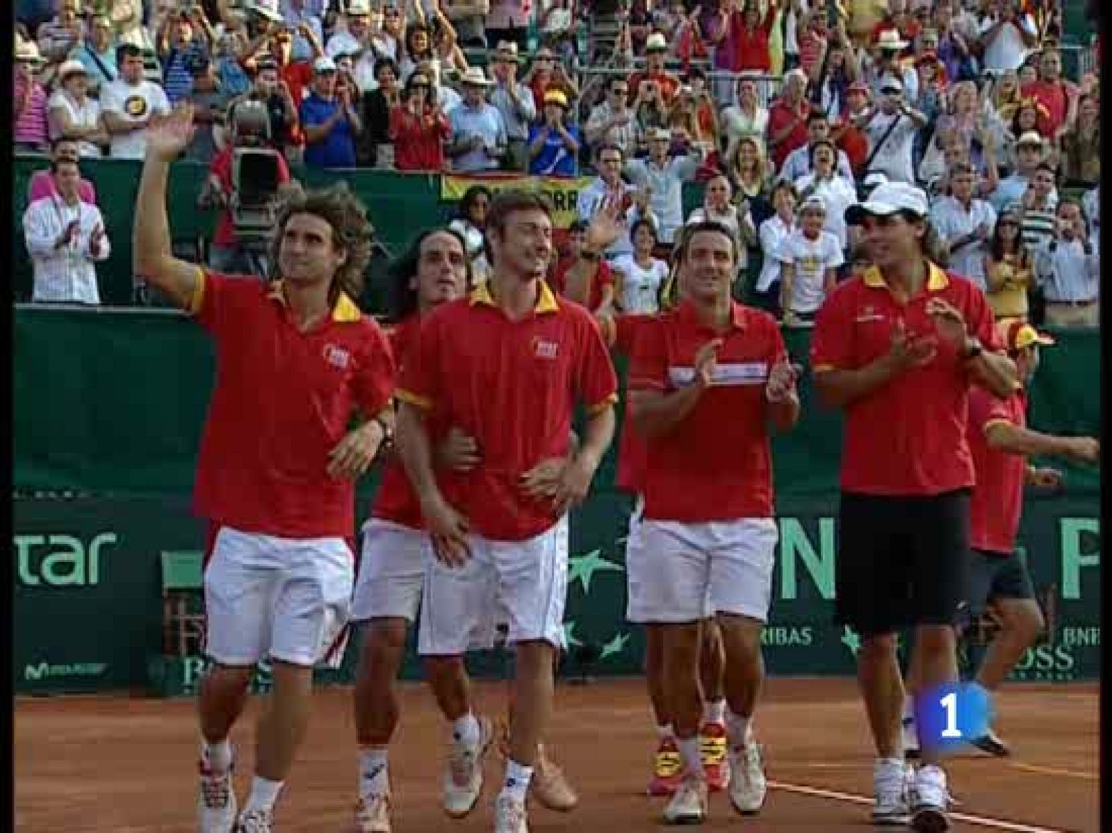 España fue más que Goliat para Israel, fue un equipo de lujo, en el que sin contar con los tenistas de ranking más elevado, el equipo de Albert Costa ha conseguido el pase a la segunda final de la Copa Davis en un año, buscando redondear la hazaña ante la República Checa.