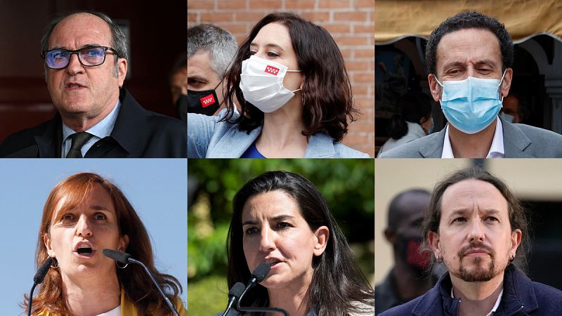 Los candidatos al 4M condenan las amenazas salvo Vox, que insiste a Iglesias: "Cierre la puerta al salir"