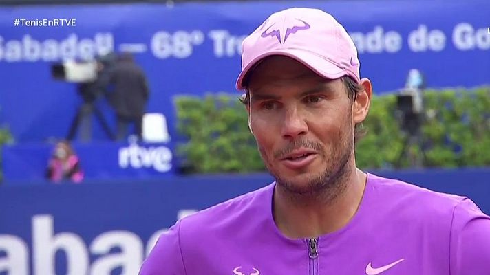 Rafa Nadal: "Necesito estar al 100% si quiero vencer a Tsitsipas"