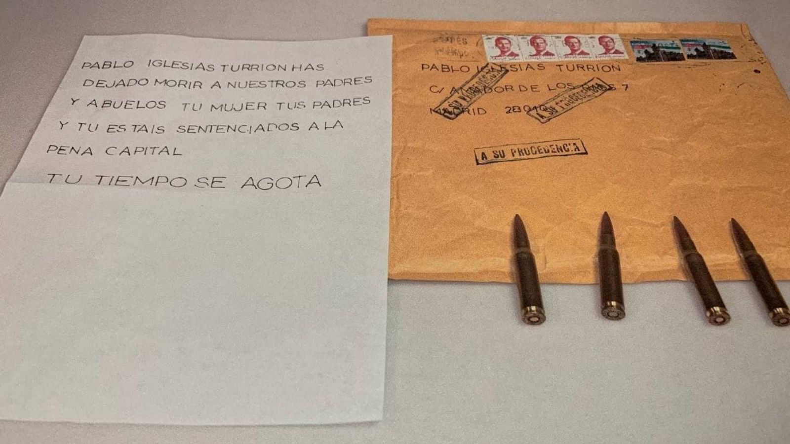 Correos expedienta a la empresa que no detectó las cartas con balas