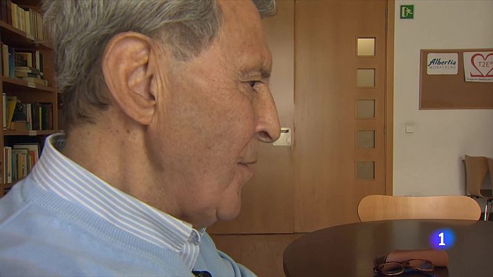 Telediario 1 - Videoconferencia en la residencia