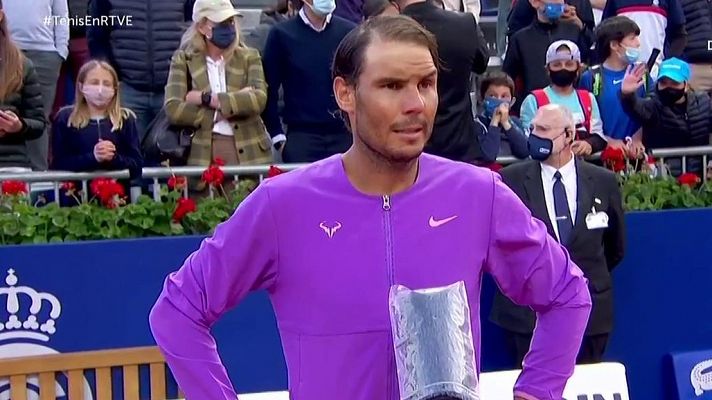 Rafa Nadal: "Stefanos es un rival increíble. Es una victoria importante"