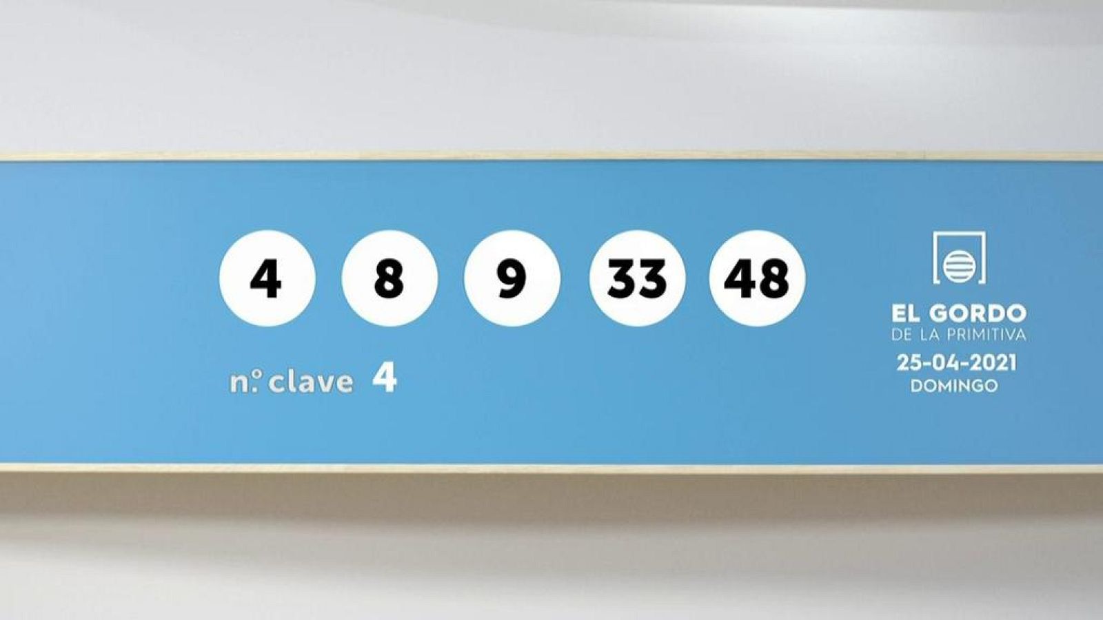 Sorteo de la Lotería Gordo de la Primitiva del 25/04/2021 - Ver ahora