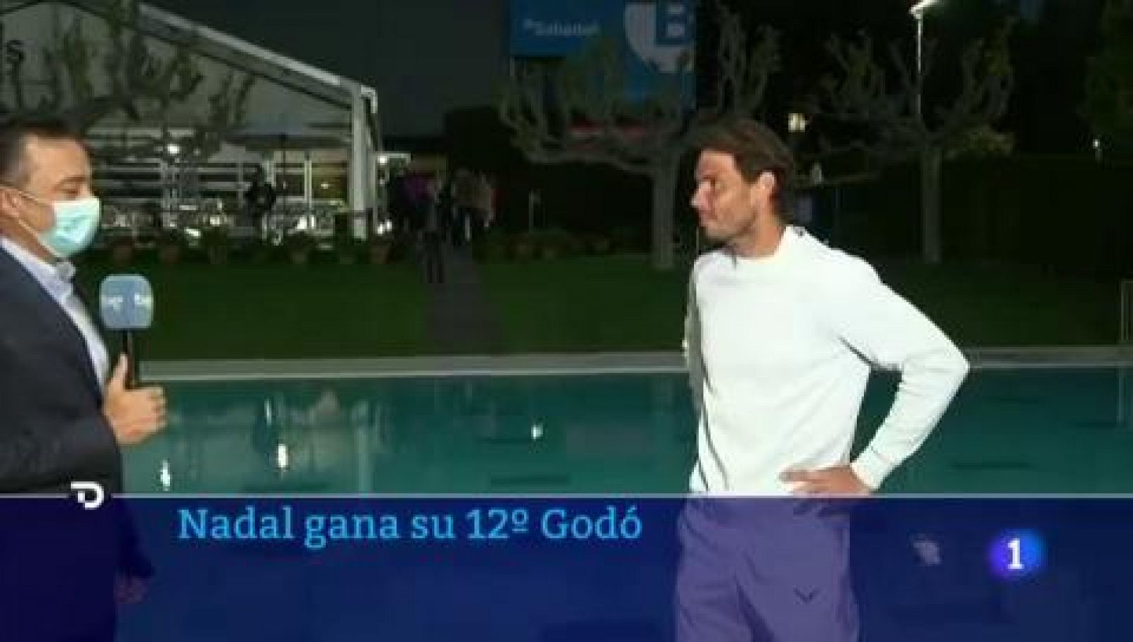 Entrevista a Rafa Nadal en TVE tras ganar el Conde de Godó