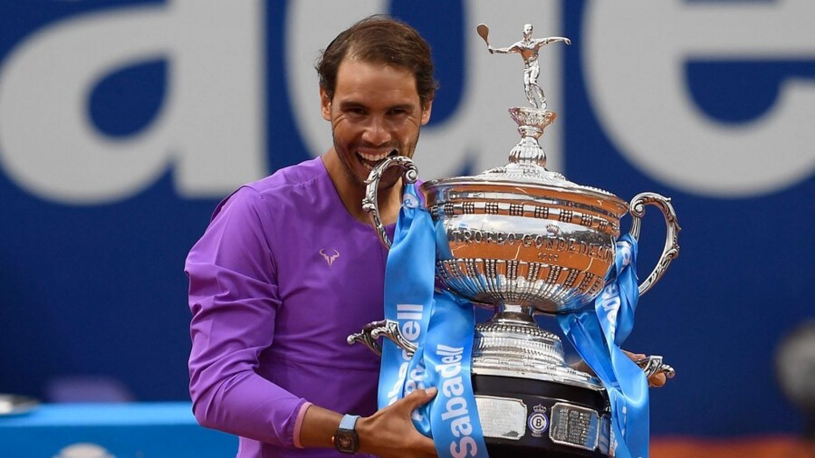 Entrevista a Rafa Nadal en TVE tras ganar el Conde de Godó