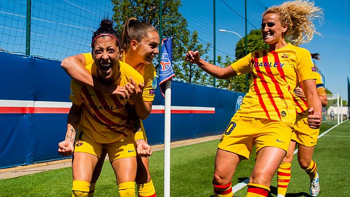 Telediario 1 - El Barça logra un valioso 1-1 ante el PSG en la Champions femenina